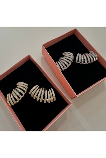 Niceboutique Design Gold Stone Lumella Earrings