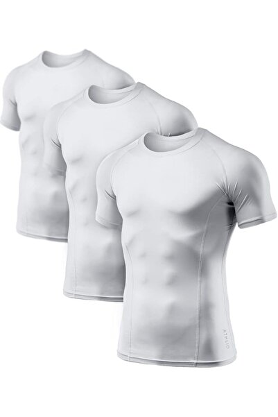 GENERAL ATHLIO mens Bts02 Baselayer Tops Short Sleeve (pack of 3)