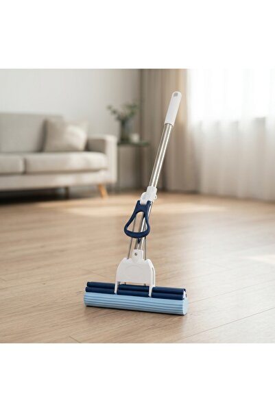 DeaL Mop telescopic cu burete ușor de înlocuit — Curățare eficientă pentru or...