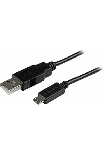 startech Καλώδιο USB 2.0 σε micro USB, κανονικό, 0,15μ (USBAUB15CMBK)