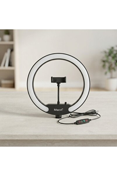 DeaL Lumină inelară LED RGB de 45 cm cu telecomandă — Iluminare perfectă pent...