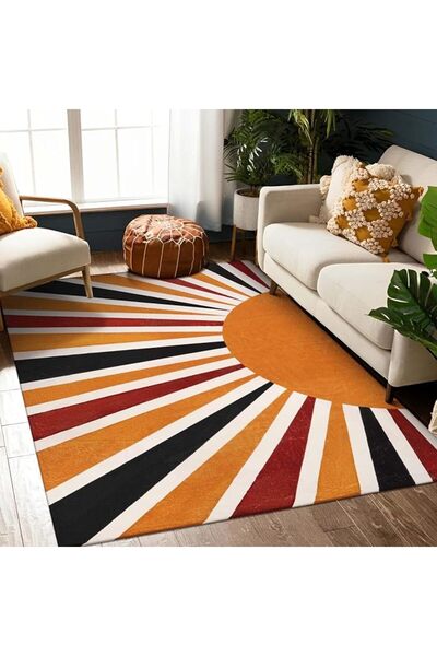 GENERAL Lahome Moroccan Area Rug - 2’x3’Washable Small Entryway Accent Distre...