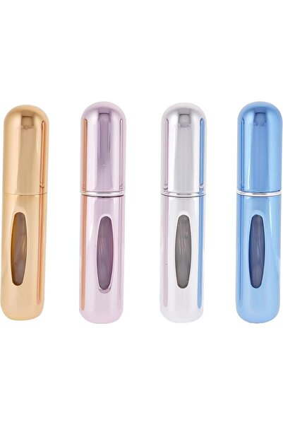 Sausiry 4 Pack 5ml Portable Mini Refillable Perfume Atomizer Spray Bottle Emp...