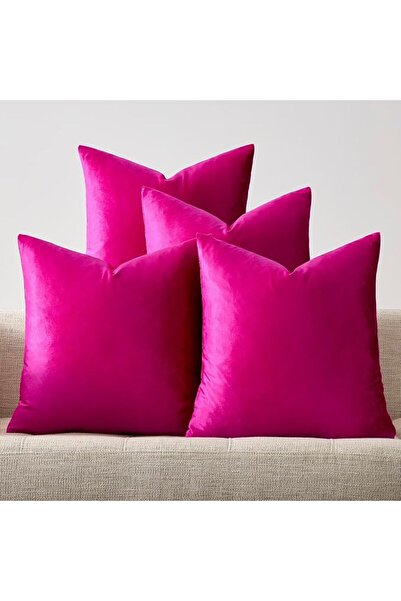 GIGIZAZA Decorative Throw Pillow Covers 18 x 18, Gold Soft Pillow Covers Velv...