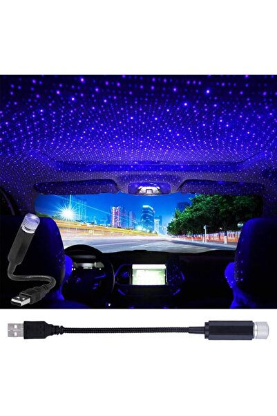 GENERAL LEDCARE QVEVDACAR USB Star Projector Night Light, Car Roof Lights, Po...