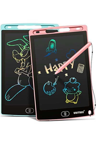 Ubitree 2pcs LCD Writing Tablet for Kids, 8.5 Inch Electronic Drawing Board C...