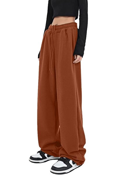 GENERAL Womens Wide Leg Sweatpants Casual Loose Yoga Pants Comfy Lounge Jogge...