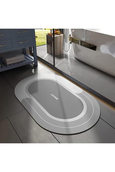 THMINS U-Shaped Toilet Bath Mat Sets 3 Piece, Non Slip, Extra Absorbent, Bath...