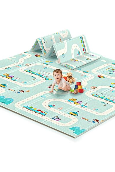 ZERIFAM Baby Play Mat, 200x180x1.5 cm Foldable Play Mat for Baby, Extra Large...