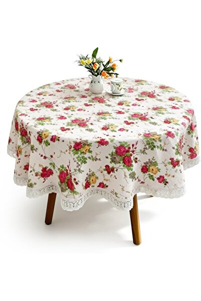 Generic Brand Round washable tablecloth – Waterproof round PVC vinyl tableclo...