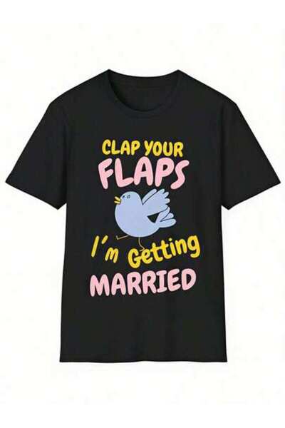 23ERVA Summer Outfit Women, Clap Your Flaps I'm Getting Married Bird Funny Vi...