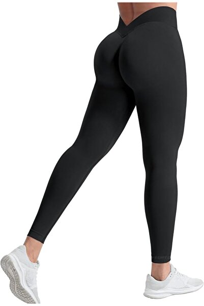 GENERAL YEOREO Liz Scrunch Workout Leggings for Women High Waisted Butt Lifti...