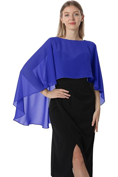 GENERAL womens Chiffon Cape001 Pashmina Shawl