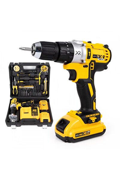 Alista Home Σετ Τρυπανιού DIY, 2 μπαταρίες 48V και 30 αξεσουάρ