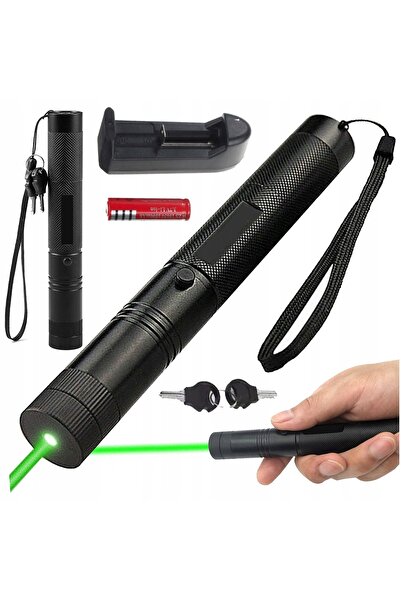 Ayawaska Indicator laser verde, puternic, baterie reincarcabila inclusa, sist...