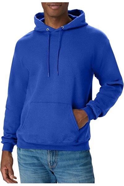 HANES EcoSmart Hoodie, Midweight Fleece, Pullover Hooded Sweatshirt for Men
