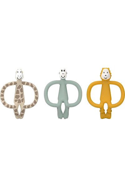Matchstick Monkey 3 Pack Animal Teether Gift Set - Ludo Lion, Gigi Giraffe & ...
