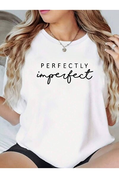 2BIR PERFECTLY Print Loose T-Shirt For Women Casual Knit Fabric With Round Ne...