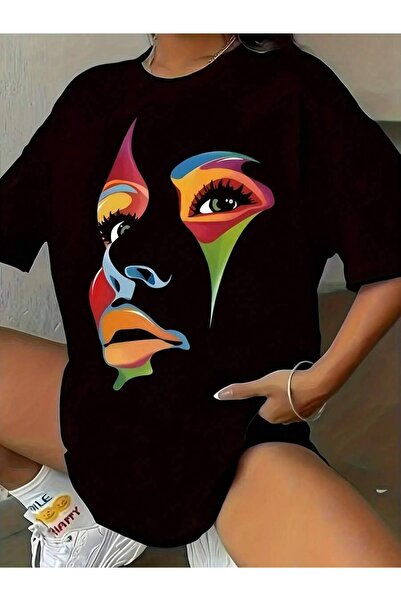 4Car Women'S Short-Sleeve For, Loose-Fitting Summer Korean Style, Plus Size M...