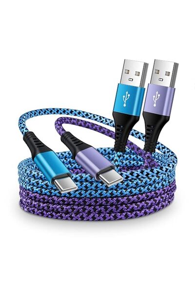 AILKIN USB Type C Auto Cable for Car 0.91m/2Pack USB A to USB C Fast Charging...
