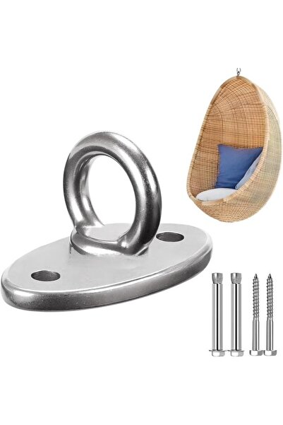 Morvena Picks Plăci cu ochi M8 din oțel inoxidabil pentru suspensie rezistent...