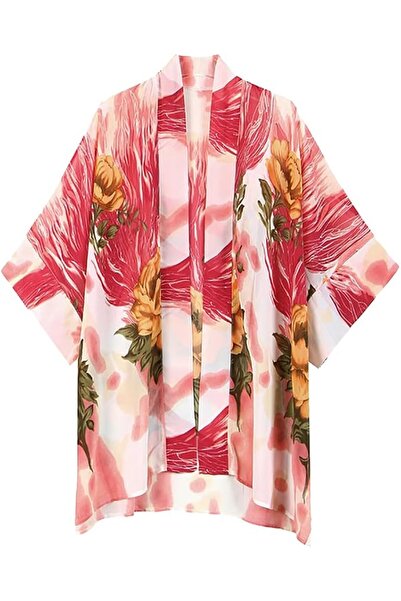 GENERAL Women Bohemian Chiffon Kimono Cardigan Beach Cover Up Bikini Shawl Bl...