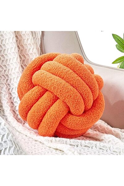 Uvvyui Knot Pillow Ball, Soft Home Decorative Round Throw Pillow, Handmade Kn...