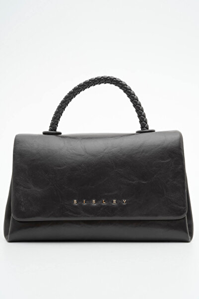 Sisley حقيبة يد نسائية سوداء SLY493