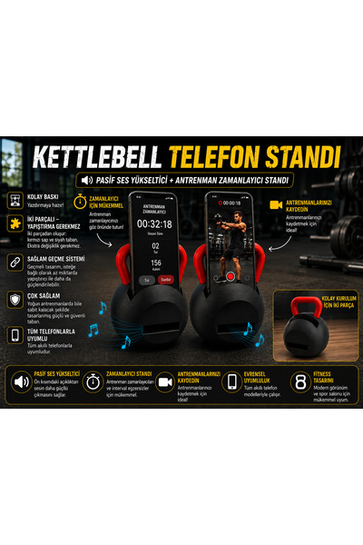 KETTLEBELL TELEFON STANDI