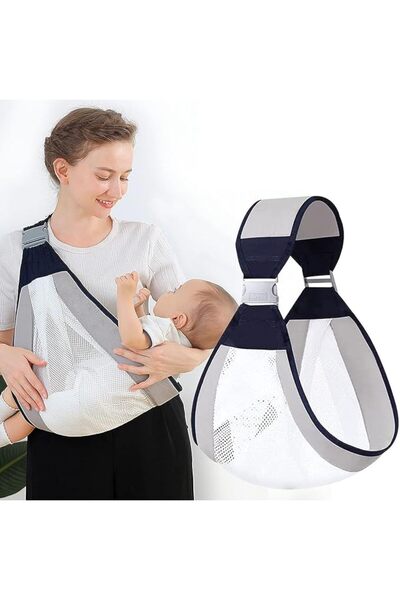 GENERAL Baby Carrier, Adjustable Baby Holder Half Wrapped Sling Hip Carrier, ...