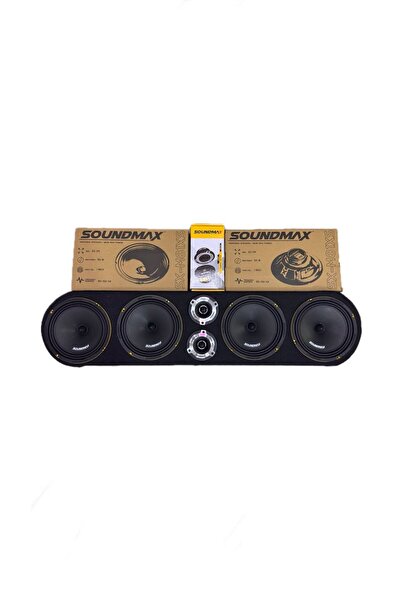 Soundmax SX-M81XS 20cm Midrange İki Takım Tweeter Üniversal Pandizotlu Tanesi...