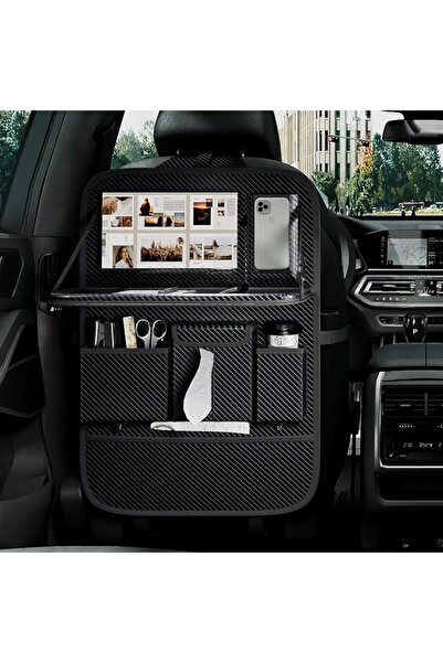 GENERAL GMQ Back Seat Car Organizer 1 Pack, Car Backseat Organizer with Tray,...