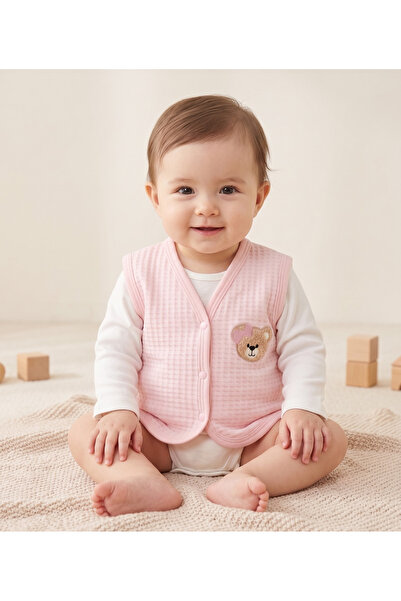 Elbebek Baby Embroidered baby vest