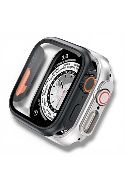 Bruntoo BR Apple Watch 40mm Black Case and Screen Protector Ultraya Converter...