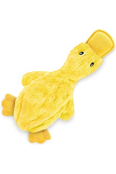 MACVI Jucărie interactivă pentru câini - Rață colorată cu sunete 38 x 23 cm �...