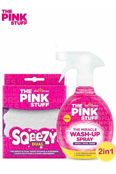 THE PINK STUFF The Pink Stuff Cleaning & Dishwashing Kit (2-in-1): the Pink S...