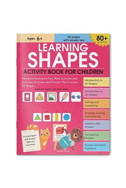Wonder House Books Learning Shapes Activity Book For Children