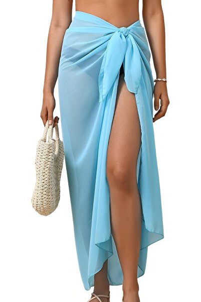GENERAL Eicolorte Womens Beach Cover Up Chiffon Sheer Bikini Beach Swimsuit C...