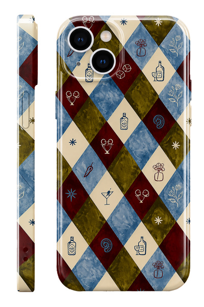 WANNA PROTECT iPhone 13 Circo Picnic Protect Slim Parlak Tam Kaplayan Baskı K...