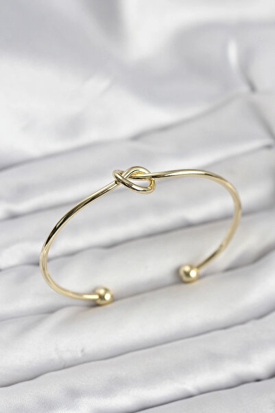 SORA GROUP Knot Model Brass Gold Color Women's Bracelet