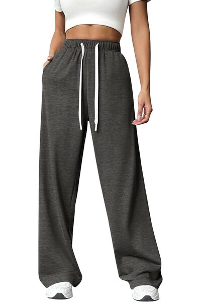 GENERAL PINSPARK Wide Leg Sweat Pants for Womens High Waisted Baggy Sweatpant...