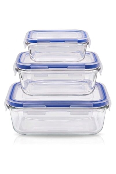 Generic Glass Food Containers, Meal Prep Containers with Leak-Proof Silicone ...