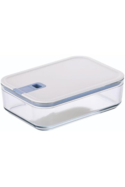 Generic Perfect Seal Rectangle Glass Storage Container 2300ml, Airtight Food ...