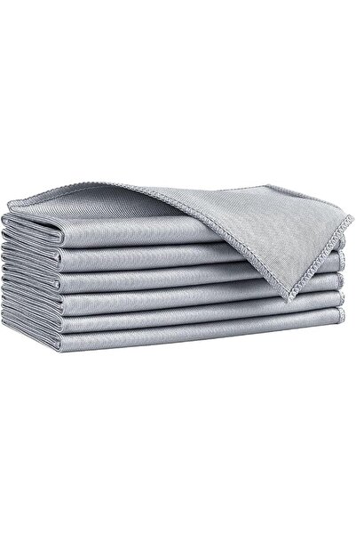 HASTHIP ® 6 Pcs Microfiber Cleaning Cloth Dishcloths Non-Abrasive Ultra Fine ...