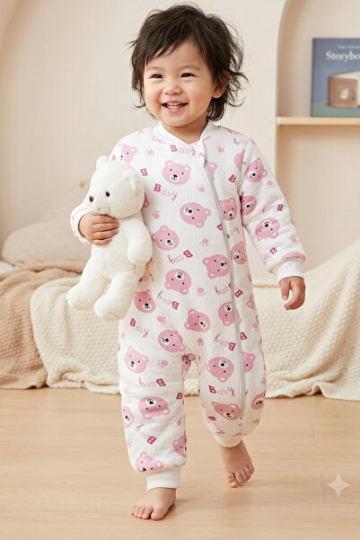 Tosyalı Burak Bebe Winter Children's Sleeping Bag Cotton Lined Fiber 1/4 Year...