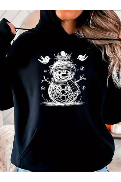 bellanova Unisex Printed Hooded Sweatshirt