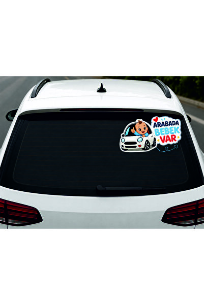 Birim Matbaa Baby in Car 5 Auto Stickers