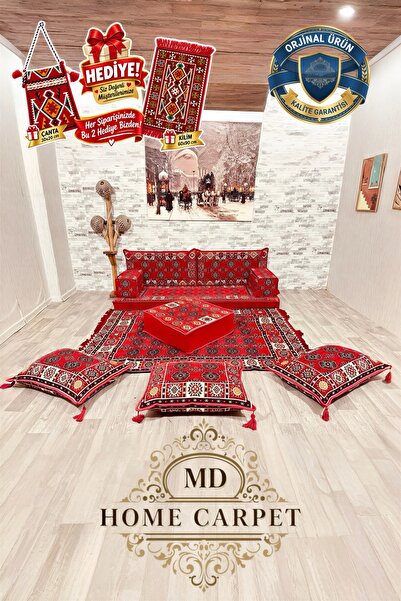 md home carpet Şark Köşesi Oturma Grubu Premium Paket Ev Salon Balkon Oda İçi...