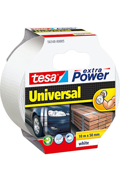 Tesa Ticaret Tesa Extra Power Universal Λευκή Αυτοκόλλητη Υφασμάτινη Ταινία Λ...