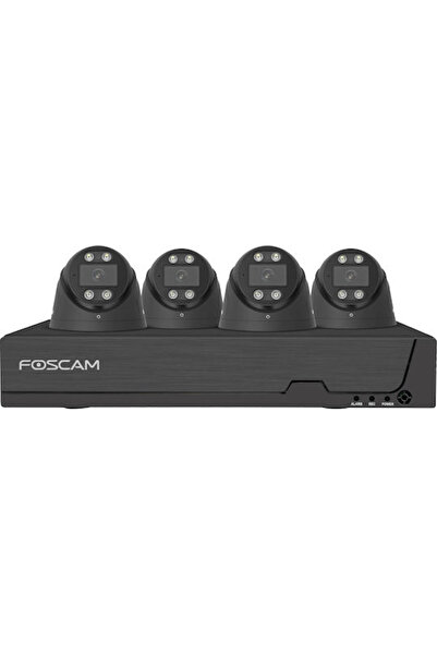 Foscam Σύστημα Παρακολούθησης FNA108E-T4-2T 4 Κάμερες IP 8MP με Καταγραφικό N...